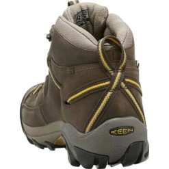 KEEN Men's Targhee II Mid WP Hiking Boots, Black Olive/Yellow -FootCraft Shop 1365318 001 alt3