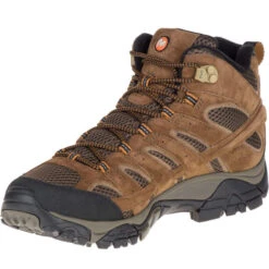 MERRELL Men's Moab 2 Mid Waterproof Hiking Boots, Earth -FootCraft Shop 2023810 201 alt6