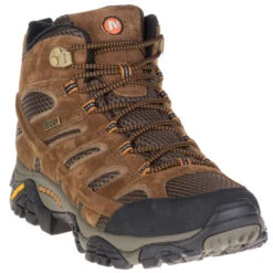MERRELL Men's Moab 2 Mid Waterproof Hiking Boots, Earth -FootCraft Shop 2023810 201 alt9