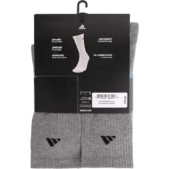 ADIDAS Men's Athletic Crew Socks, 6 Pack -FootCraft Shop 2025811 004 alt3