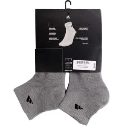 ADIDAS Men's Athletic Quarter Socks, 6 Pack -FootCraft Shop 2025812 004 alt3