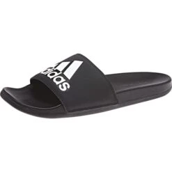 ADIDAS Men's Adilette Cloudfoam Plus Logo Slides -FootCraft Shop 2057256 001 alt2