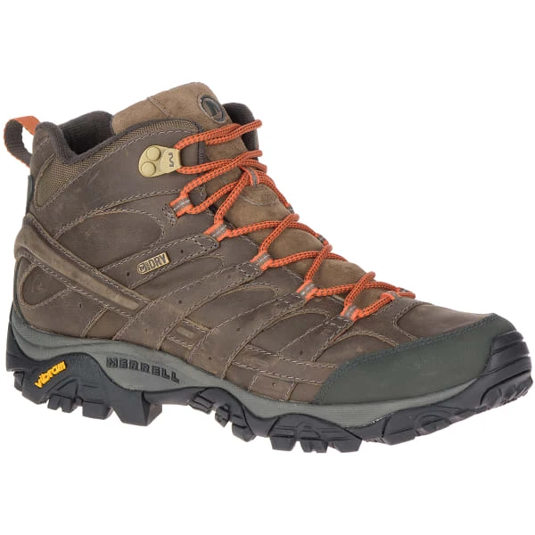 MERRELL Men's Moab 2 Prime Mid Waterproof Hiking Boots 1 MERRELL Men's Moab 2 Prime Mid Waterproof Hiking Boots