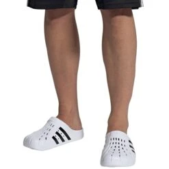 ADIDAS Men's Adilette Clogs -FootCraft Shop 2078043 101 alt9