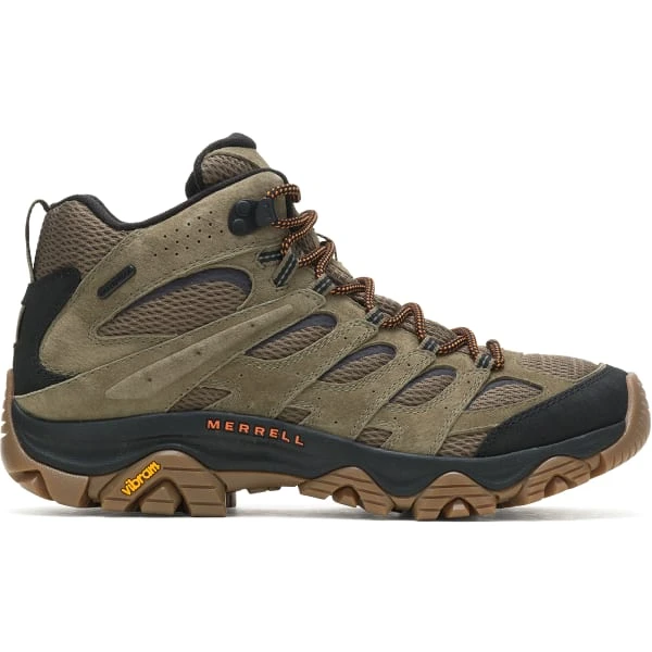 MERRELL Men's Moab 3 Mid Waterproof Hiking Boots, Wide 1 MERRELL Men's Moab 3 Mid Waterproof Hiking Boots, Wide