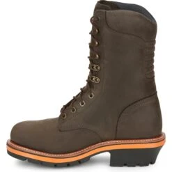 CHIPPEWA Men's Thunderstruck 10" Soft Toe Insulated Logger Boots, Extra Wide Width -FootCraft Shop 2080415 202 alt2