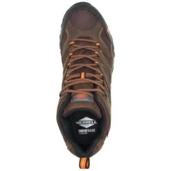 MERRELL Men's Moab Vertex Mid Waterproof Comp Toe Work Boot, Wide -FootCraft Shop 2085136 201 alt3