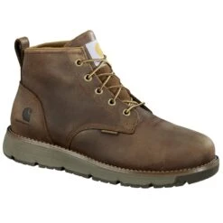 CARHARTT Men's Millbrook Waterproof Steel Toe Wedge Work Boots